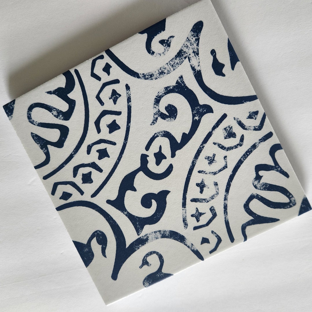 Geometric Ceramic Trivet Glazed Ceramic Trivet Etsy