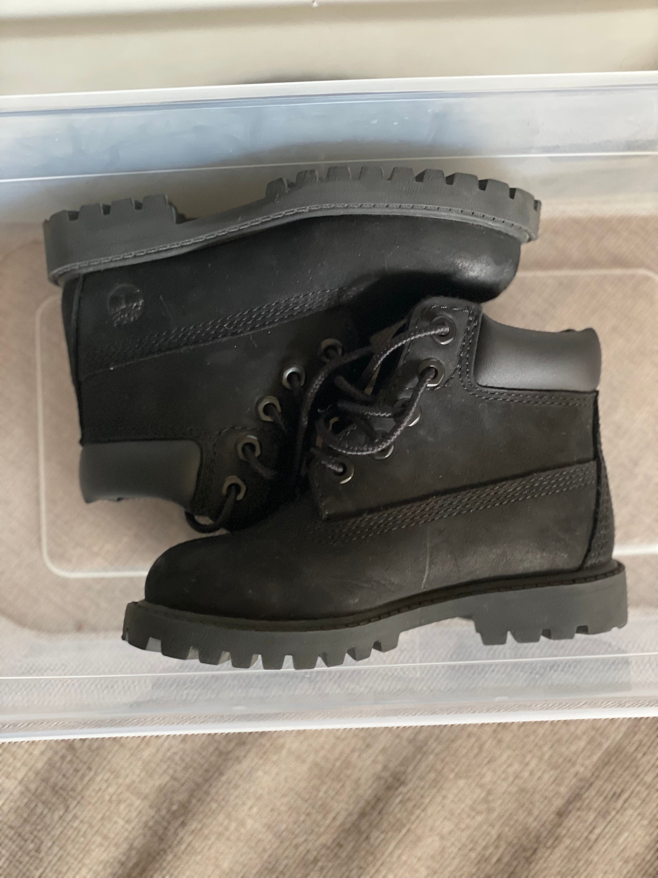 Black timberland boots preschool Clearance