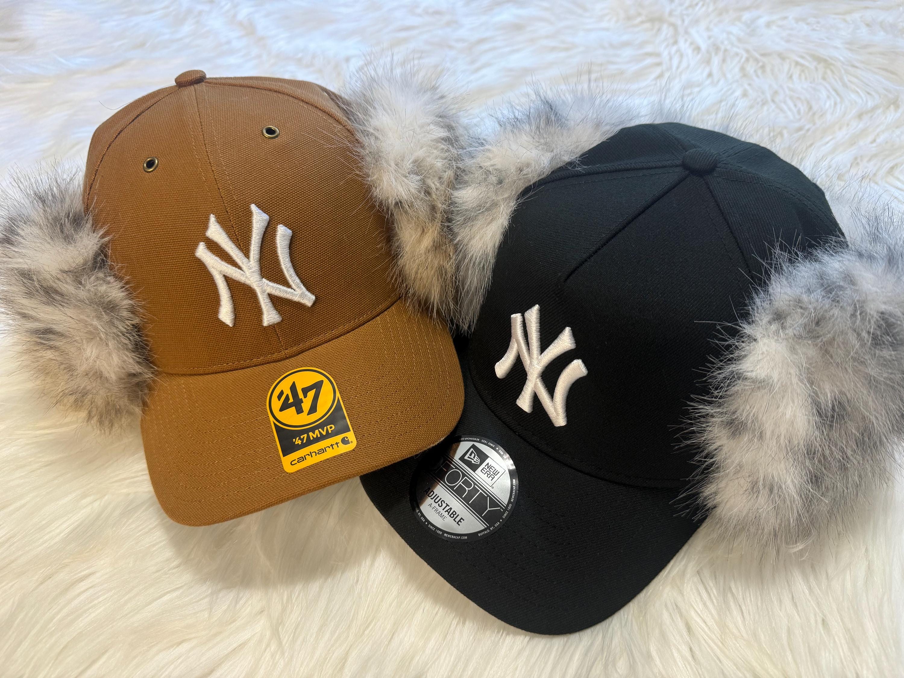Fashion Faux Fur Hat | Customizable Faux Fur Baseball Hat | Faux