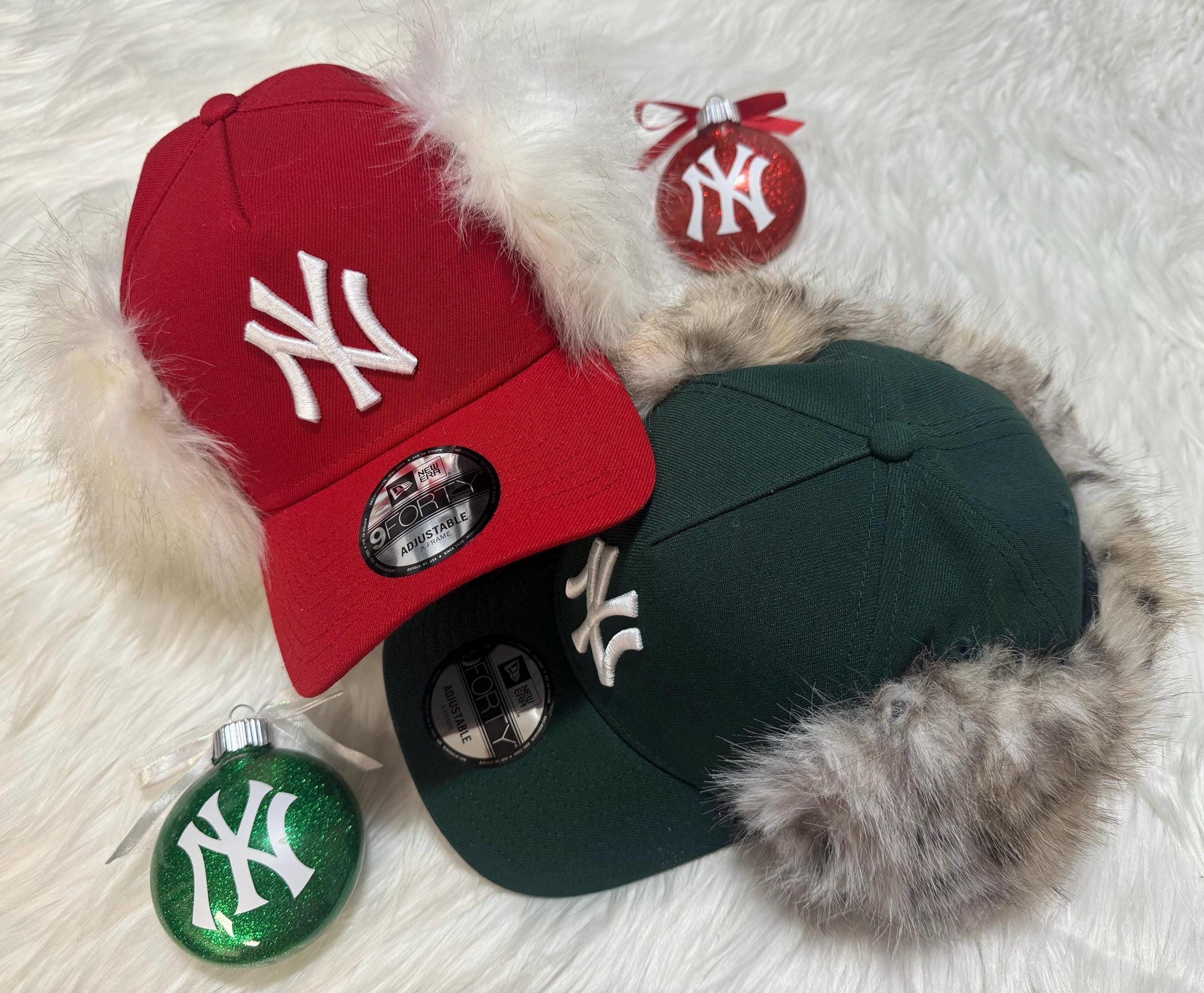 Fashion logo faux fur baseball hat Faux-Rabbit-Fur-Baseball-Caps Winter Warm Teddy-Fleece Hip  main image 2