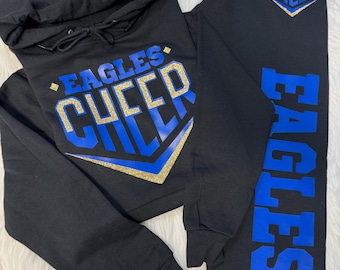 Custom Cheer Sweat Suit: Adult Cotton Hoodie & Sweatpants