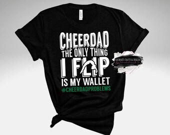 Cheer Dad T-Shirt | Game Day Spirit | 100% Cotton