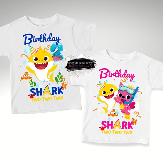 2nd Birthday Boy Shark Matching Party Gifts For Kids Shirt 2nd Birthday Boy Shark Matching Party Gifts For Kids Shirt