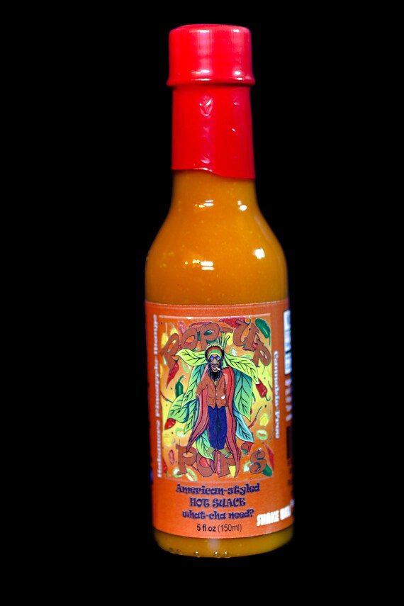Pop's HABANERO PINEAPPLE & MANGO Hot Sauce Organic Etsy