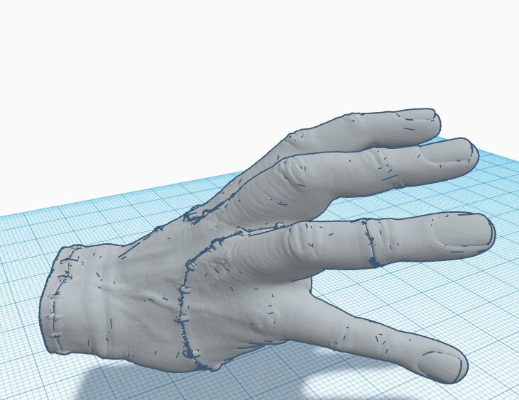 STL file Thing Hand Addams Family ✋・3D printer design to