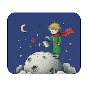 The Little Prince - Le Petit Prince - Rose Mouse Pad