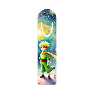 FREE SHIPPING  The Little Prince Le Petit Prince Full Color High Resolution Aluminum Metal Bookmark