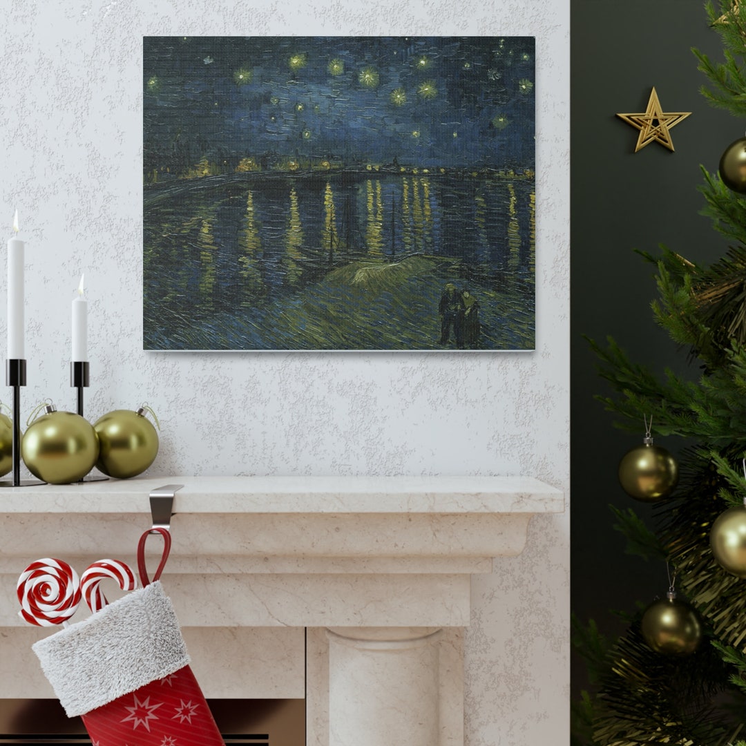 Vincent Van Gogh Starry Night Over the Rhone Canvas Art Print Canvas ...