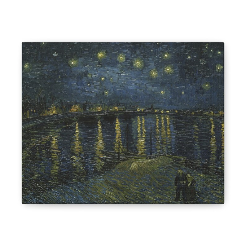 Vincent Van Gogh Starry Night Over the Rhone Canvas Art Print Canvas ...