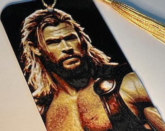 Marcador de página impresso em 3D inspirado em Thor | Presente de herói da mitologia nórdica