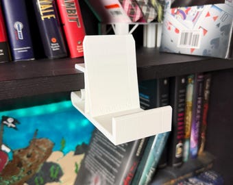 Bookshelf Display Clip  Extended Back | Show Off Your Favorite Book | 3D Printed Front-Facing Book Holder
