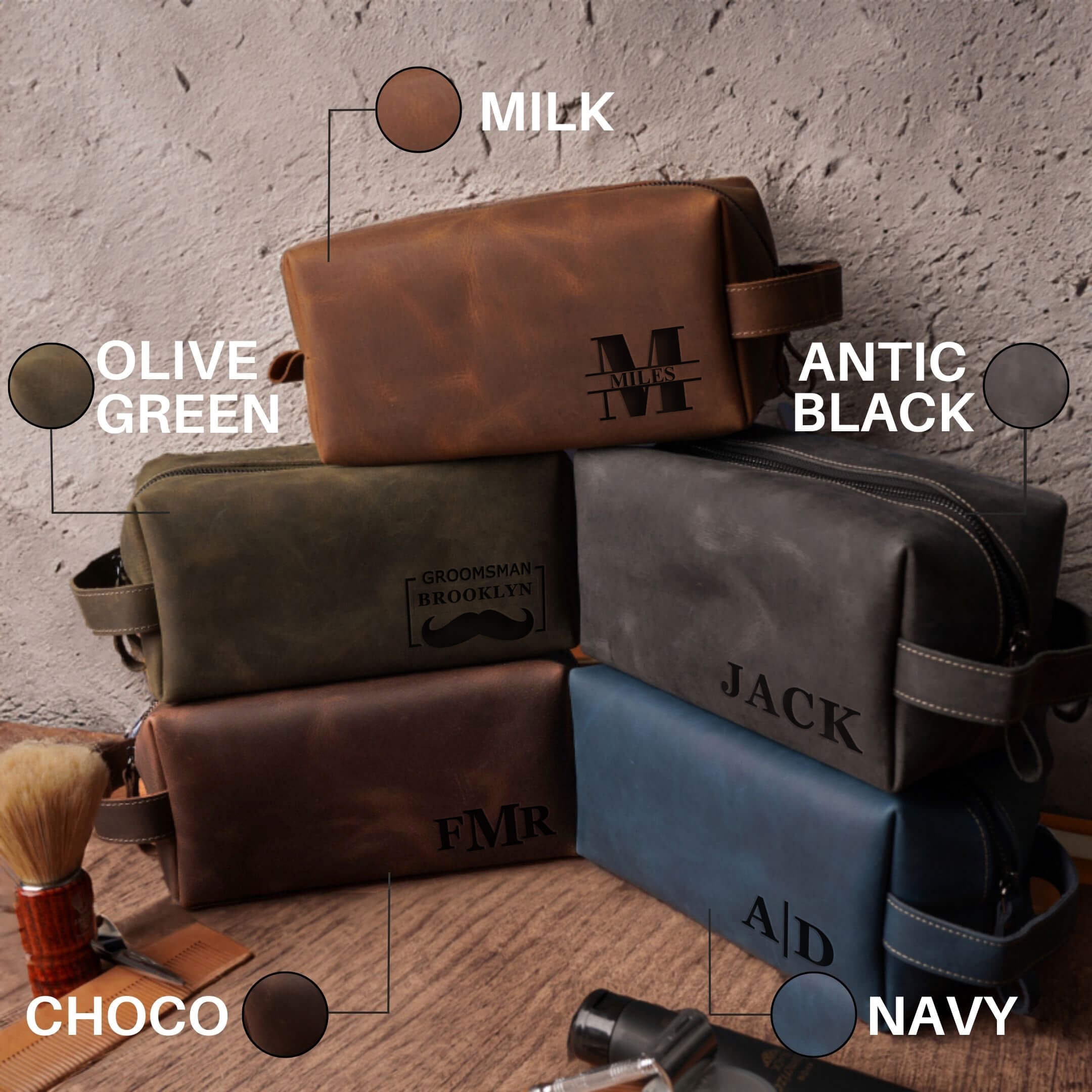 Personalized Groomsmen Toiletry Bag Gifts, Groomsmen Proposal, Groomsman Gift, Best Man Proposal Gifts, Wedding Gift, Anniversary Gifts Men