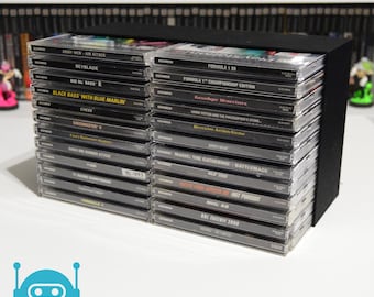 Support pour boîtier CD PS1 Dreamcast TurboGrafx PC Engine  (Jusqu'a 40 boîtier)