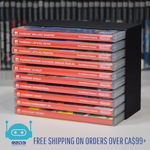 Game Cases Rack for Nintendo Switch NSW Box  (2 to 20 slots)