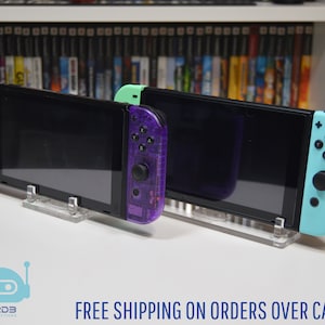 オリジナル Nintendo Switch 用アクリル コンソール スタンド - 小型または大型ディスプレイ