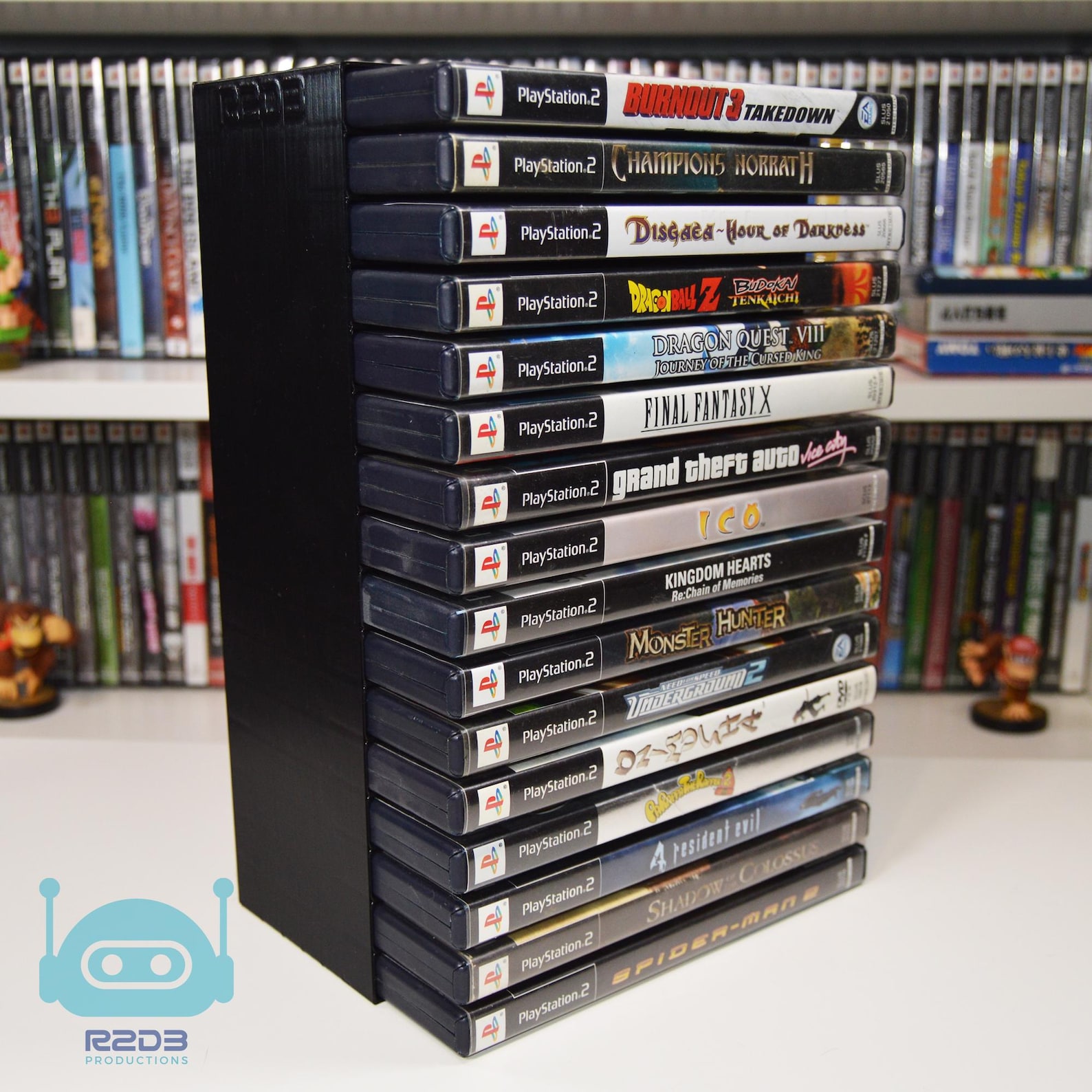 Standard DVD Games Rack DVD Blu-ray PS2 PS3 PS4 PS5 Xbox 360 Xbox One ...