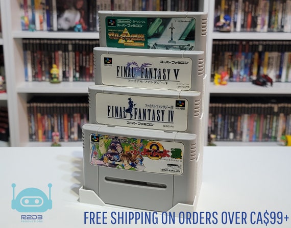 スーパーファミコン用ゲームカートリッジディスプレイ（1～16個