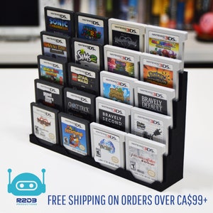 ニンテンドーDSおよび3DSゲーム用ディスプレイ（1～126カートリッジ）