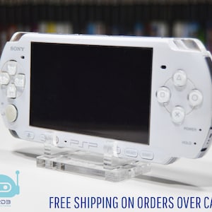 Système Sony PSP 1000 modifié IPS noir avec carte mémoire de 64 Go