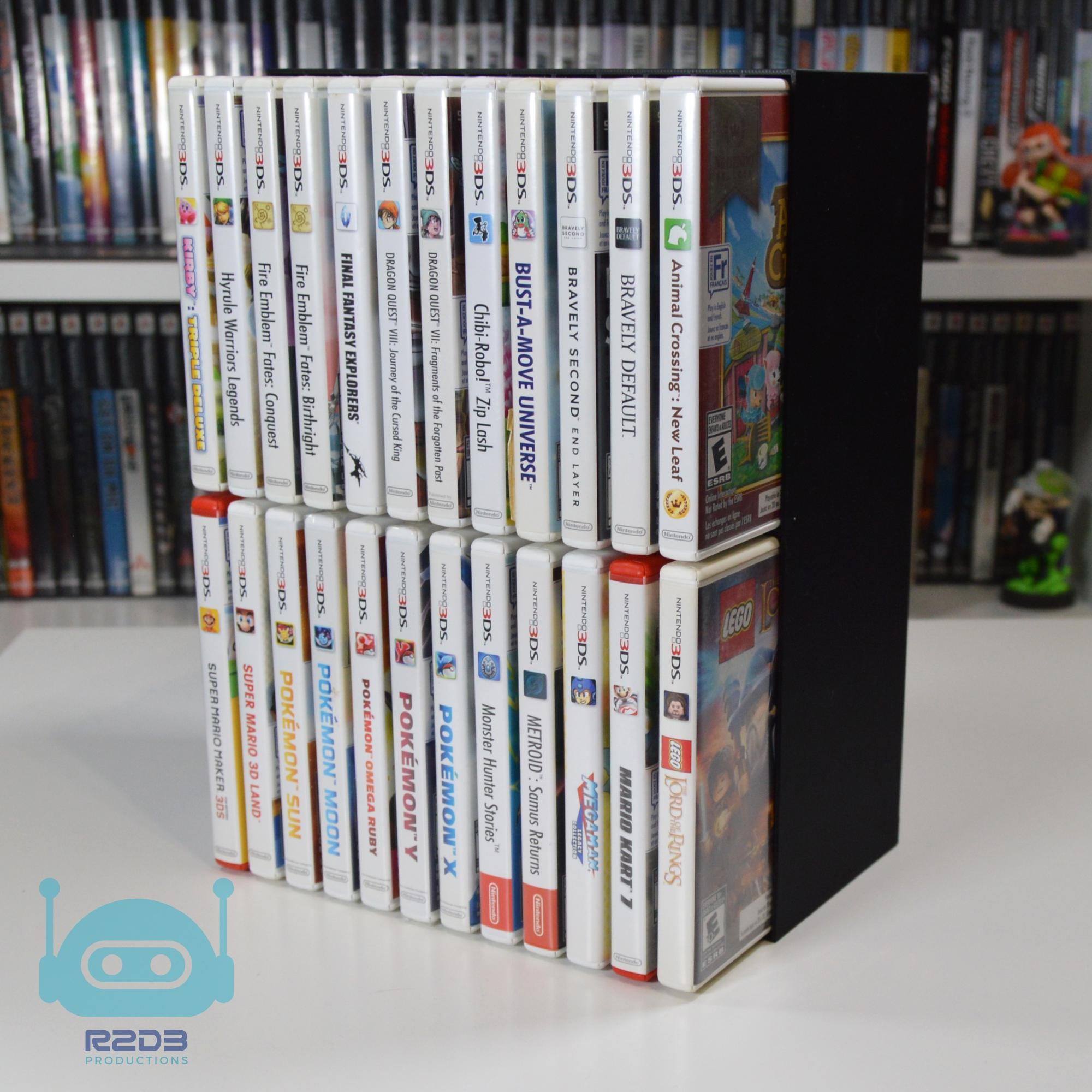 Rack Display for Nintendo 3DS NTSC N3DS Games in Boxes - (up to 36 ...