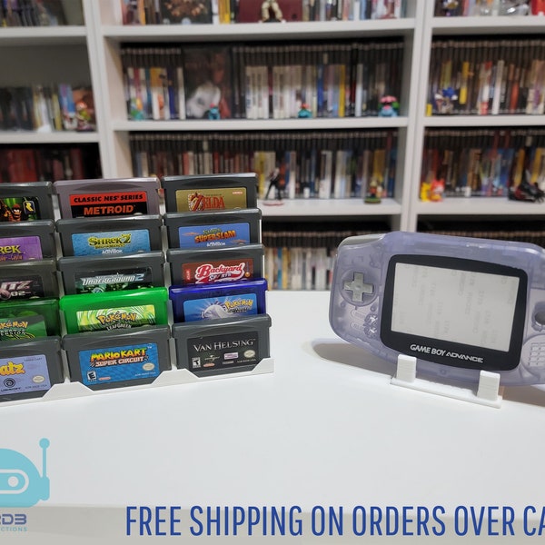 Combo Set of 1 Game Boy Advance Game Display & 1 Console Display (1 to 72 Cartridges)
