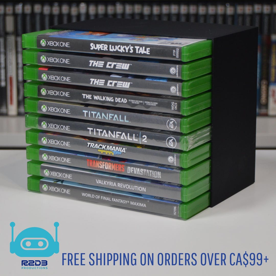 Xbox Game Store Rack Game Cases Rack for Microsoft Xbox One and Series X / S XBONE Box (2 to ...