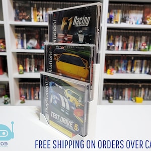 標準CDジュエルケース PS1 ドリームキャスト TurboGrafx PCエンジンディスプレイ（1～10ケース）