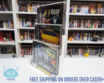 Standard CD Jewel Case PS1 Dreamcast TurboGrafx PC Engine Display (1 to 10 Cases)