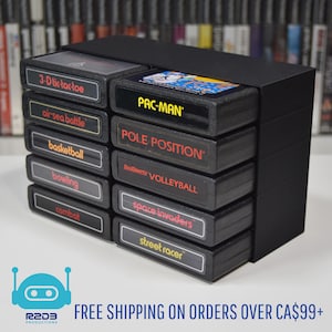 Atari 2600 ゲーム用ラック ディスプレイ (2 ～ 36 個のカートリッジ)