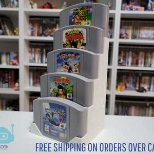 Nintendo 64 ゲーム用ディスプレイ (カートリッジ 1 ～ 16 個)