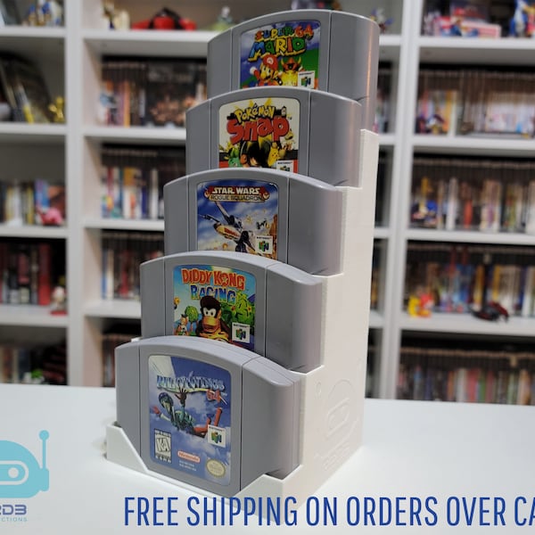 Display for Nintendo 64 Games (1 to 16 Cartridges)