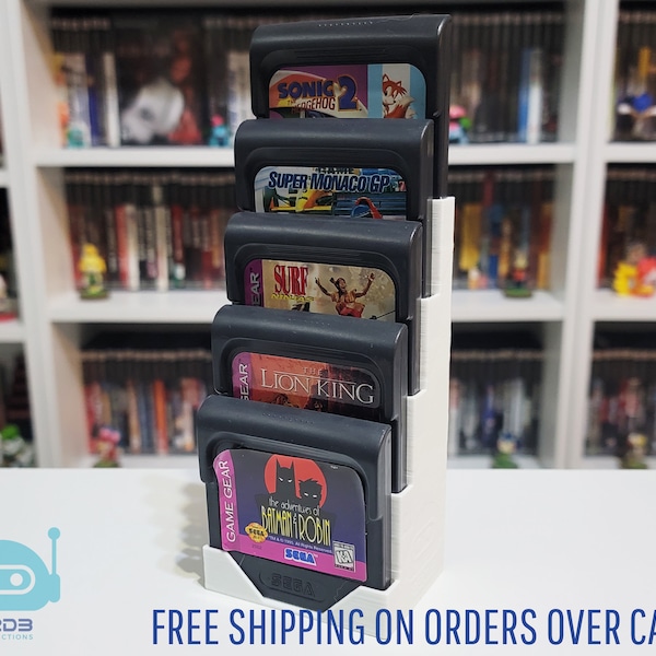 SEGA Game Gear Game Display (1 to 52 Cartridges)