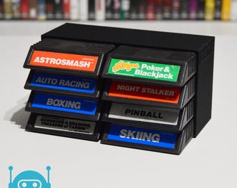 Rackdisplay voor Intellivision-spelcartridges (1 tot 39 cartridges)