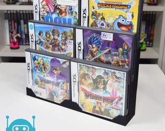 Support pour boîtiers de jeux de Nintendo DS NDS (jusqu'à 10 boîtiers) (Ne convient PAS aux boîtiers ''européens'' pal)