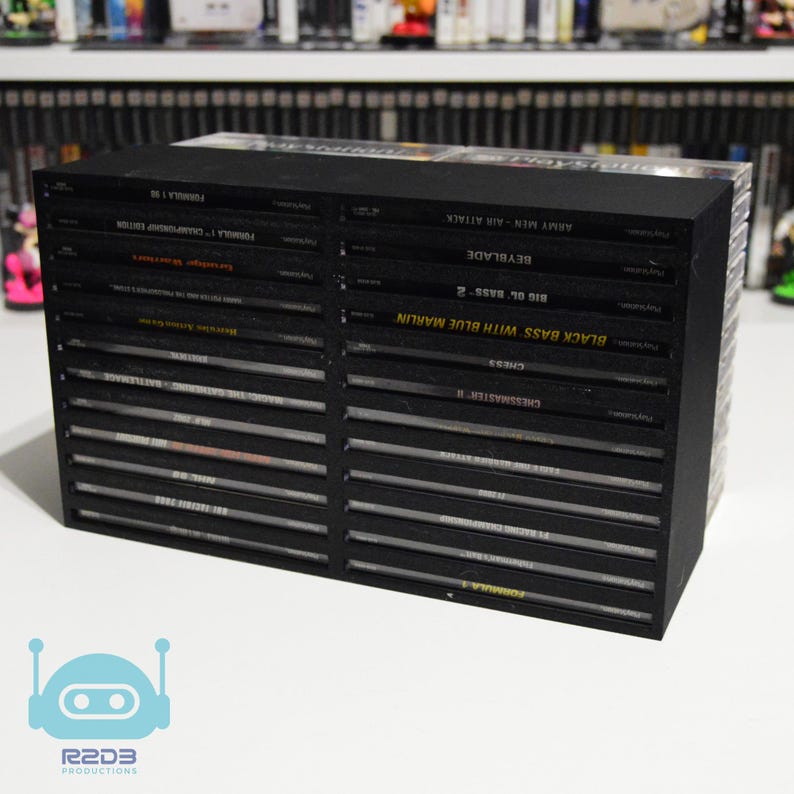 Rack Display for Standard CD Jewel PS1 Dreamcast Turbografx PC Engine ...