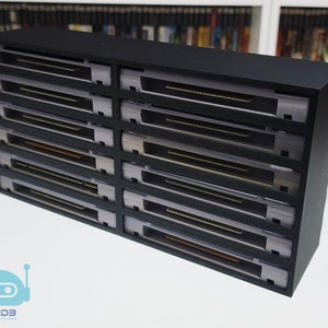 Nes/snes Rack 2 Rows - Rack Display for Super Nintendo Entertainment System SNES NTSC ...