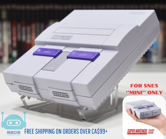 Acrylic Console Stand for Super Nintendo Entertainment System SNES