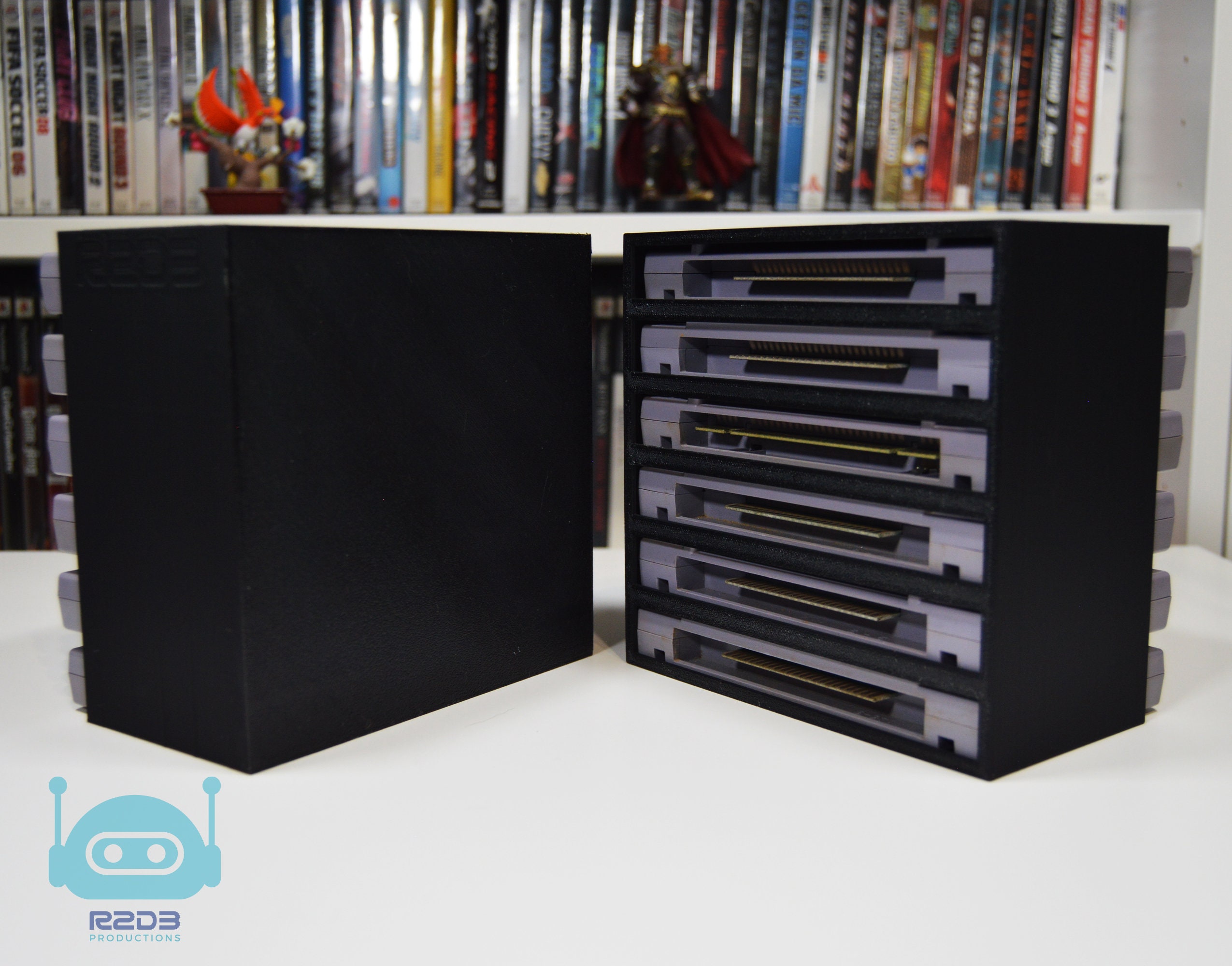 1 Row - Rack Display for Super Nintendo Entertainment System SNES NTSC ...
