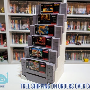 Gamedisplay voor Super Nintendo SNES NTSC (Noord-Amerikaanse) games (1 tot 16 cartridges)