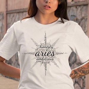 Aries Gift, Aries Shirt, Geboorte Maand Shirt, Geboorte Flower Gift, Constellation Gift, Aries, Big Aries Energy, Astrologie Shirt, Tarot Shirt