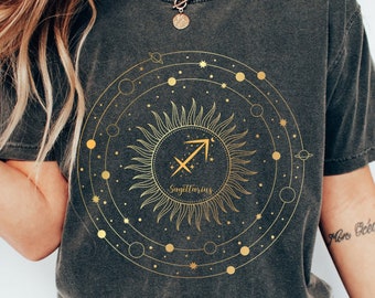 Sagittarius Gift, Sagittarius Shirt, Sagittarius, Birth Month Shirt, Astrology Shirt, Birth Flower Gift, Tarot Shirt, Constellation Gift