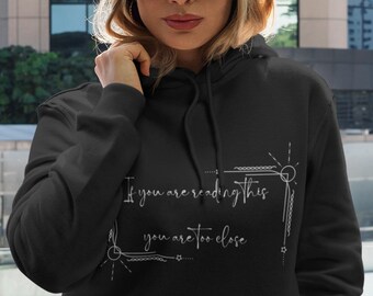 If You Are Reading This Introvert Hoodie, Sarcastic Humor Sweatshirt