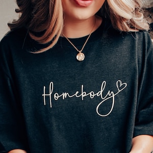 Minimalist Homebody Shirt For Introvert Homebody Sweatshirt, Antisocial Shirt, Relaxation Apparel Stay At Home Clothes, Cozy Homebody Tee