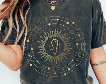 Leo Shirt Gift Astrology Shirt Zodiac Leo Gift For Her Leo Birthday Leo Girl Zodiac Shirts Zodiac Sign Shirts Zodiac T Shirt Vintage T Shirt