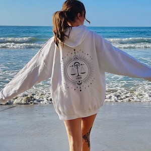 Libra Gifts, Libra Birthday Gift, Astrology Sweatshirt, Birth Month Shirt, Libra, Birth Flower Gift, Constellation Gift, Libra Shirt