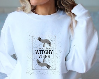 Sudadera con la carta del tarot Witchy Vibes: regalo astrológico
