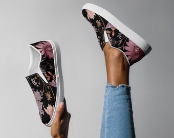Floral Canvas Slip-On Shoes: Women's Boho Summer Style