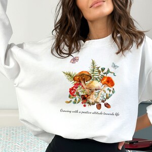 Mushroom Sweatshirt, Mushroom Shirt, Mushroom Sweater, Dark Cottagecore, Magic Mushrooms, Mushroom Hoodie, Mushroom Lovers Gift