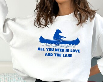 Lake House Sweatshirt: Unisex Vacation Comfort