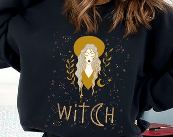 Heksensweater: gotische occulte trui
